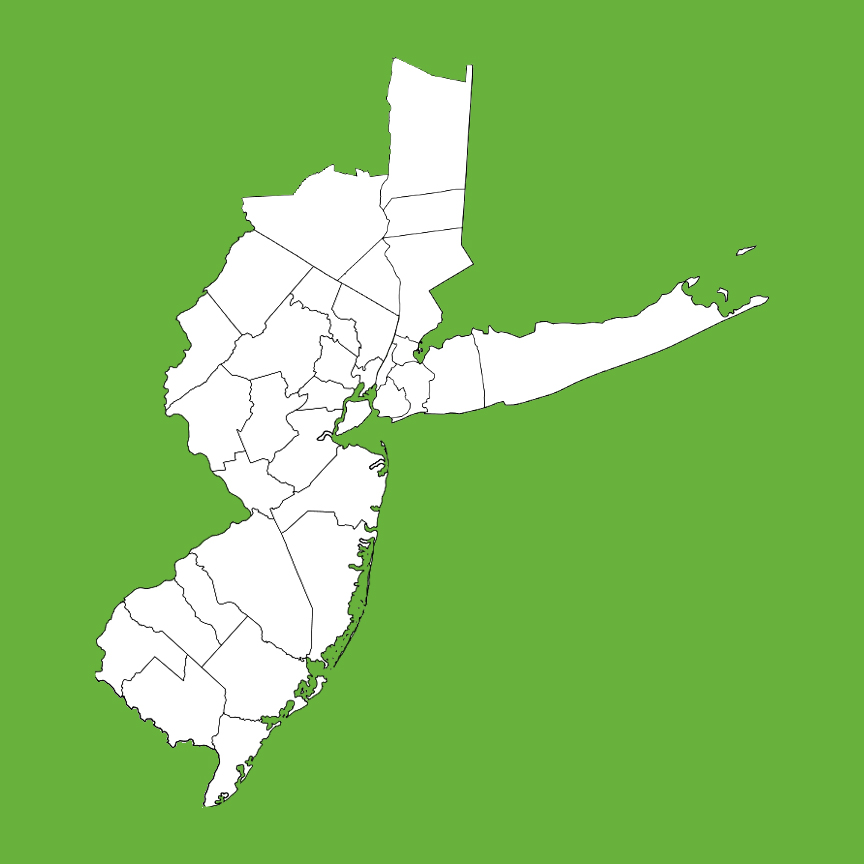 we serve all 5 borough of new york, and all counties in new jerset